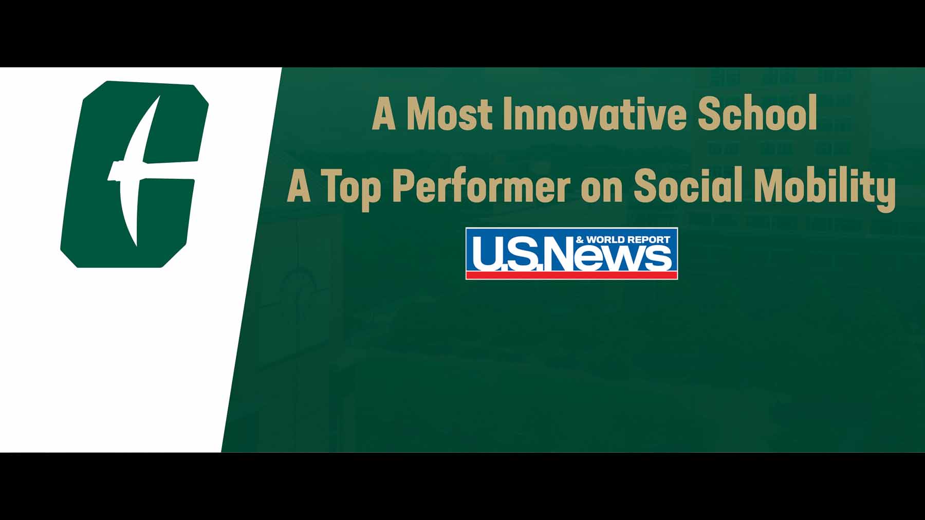 U.S. News & World Report recognizes University for social mobility, innovation 