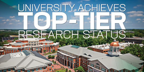 University Achieves Top-Tier Research Status