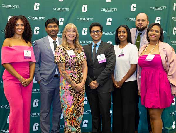 The 10 under ten recipients posing for a photo
